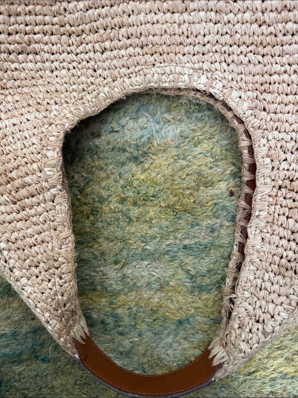 STAUD Raffia Moon bag Large - Picture 10 of 10